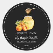 Simple Apricot Infused Honey Label (Voorkant)