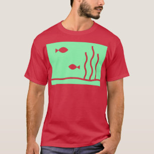 Simple Aquarium Green T-shirt