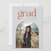 Simple Arch Photo High School Afstuderen Aankondiging (Voorkant)