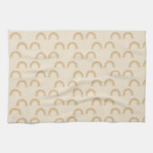 Simple arches on a pale yellow background theedoek (Horizontaal)