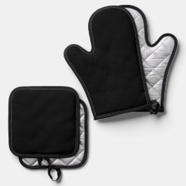 Simple Authority® Black Ovenwant & Pannenlap Set