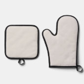 Simple Authority® Lichtgrijs Ovenwant & Pannenlap Set (Voorkant)