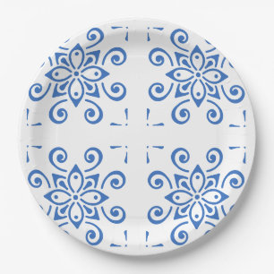 Simple Azulejo Papieren Bordje