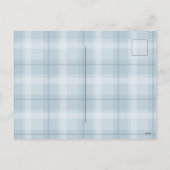 Simple Baby Boy Birth Photo Announding Briefkaart (Achterkant)