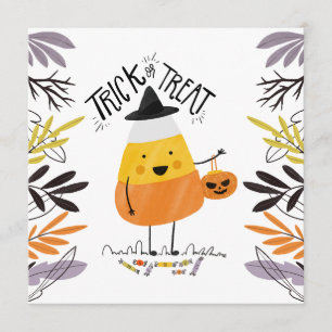 Simple Baby shower Halloween Party Uitnodiging