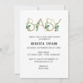 Simple Baby Slogan Baby shower Kaart (Voorkant)