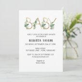 Simple Baby Slogan Baby shower Kaart (Staand voorkant)