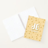 Simple baby yellow Notebook with initials Notitieboek (Binnen)