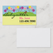 Simple BabySitter Nanny Visitekaartje (Voorkant / Achterkant)