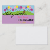 Simple BabySitter Nanny Visitekaartje (Voorkant / Achterkant)