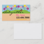 Simple BabySitter Nanny Visitekaartje (Voorkant / Achterkant)