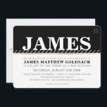 SIMPLE BAR MITZVAH moderne joodse ster zwart wit Kaart<br><div class="desc">door kat massard >>> WWW.SIMPLYSWEETPAPERIE.COM << Een trendy, eenvoudig ontwerp voor de BAR MITZVAH INVITATIONS van uw kind. Wow je vrienden en familie met dit kleine aantal; DSetup als een sjabloon het is eenvoudig voor u om uw eigen gegevens toe te voegen, uw foto toe te voegen of op de...</div>