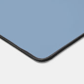 Simple Basic Pastel Blue Monogram voor dames Bureaumat (Hoek)