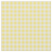 Simple Basic Sunny Yellow Gingham Stof (Close Up)