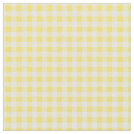 Simple Basic Sunny Yellow Gingham Stof
