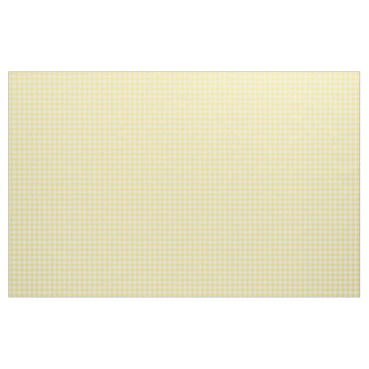 Simple Basic Sunny Yellow Gingham Stof (Fat Quarter)