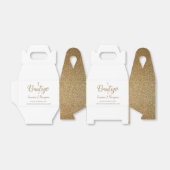 Simple Bautizo Gold White Cross Spaans bedankt Bedankdoosjes (Uitgevouwen)