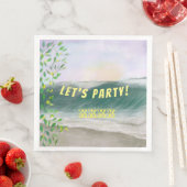 Simple Beach Birthday Picnic Servet (Insitu)
