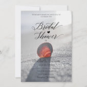 Simple Beach Seashell Vrijgezellenfeest Kaart (Voorkant)