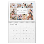 Simple Best Dad Photo Collage Kalender (Jan 2026)