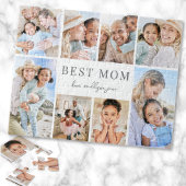 Simple Best Mom Photo Collage Legpuzzel