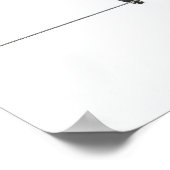 Simple Birds on the Wires Hand-Drawn Illustration Poster (Hoek)