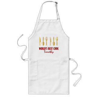 Simple Birthday Apron for Him | Custom Name Lang Schort