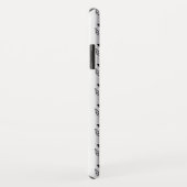 Simple Black and White Boho Arrow Pattern Monogram Case-Mate iPhone Case (Achterkant/rechts)