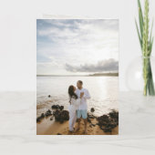 Simple Black and White QR Code Elegant Wedding (Achterkant)