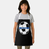 Simple Black and White Soccer Football Monogram Schort (Insitu)