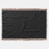 Simple Black Authority® katoen Deken (Voorkant)