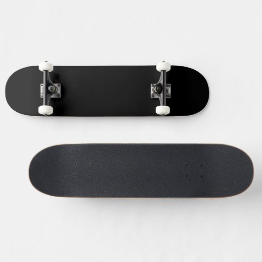 Simple Black Authority® Persoonlijk Skateboard (Horizontaal)