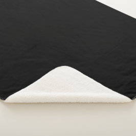 Simple Black Authority® Sherpa Deken