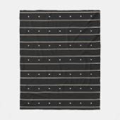 Simple Black Background With Grey Stripes And Tiny Fleece Deken (Voorkant)