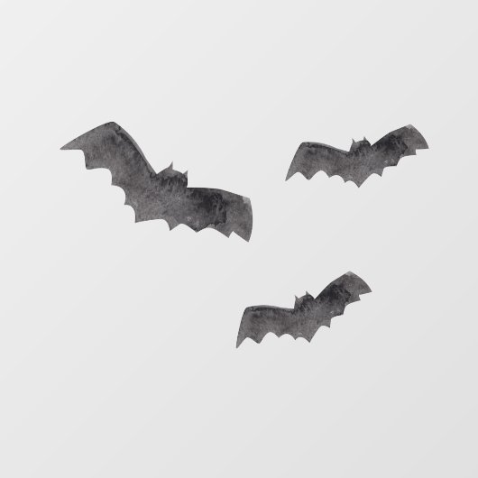 Simple Black Boo Happy Halloween Raamsticker (Vel)