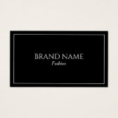 Simple Black Care Instructions Behuizing Kaart (Voorkant)