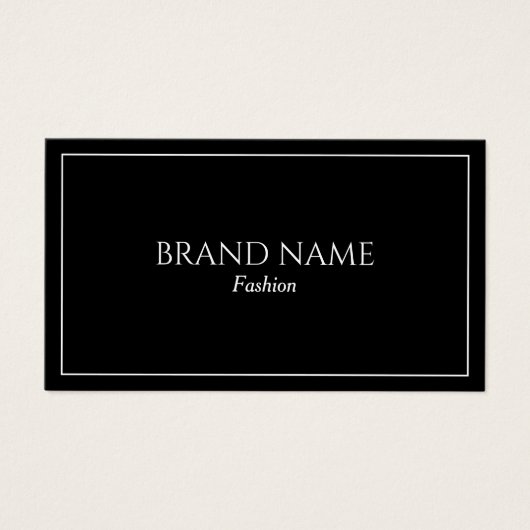 Simple Black Care Instructions Behuizing Kaart (Voorkant)