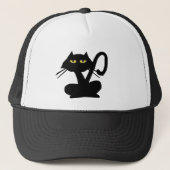 Simple Black Cat-Pet Trucker Pet (Voorkant)
