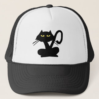 Simple Black Cat-Pet Trucker Pet