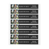 Simple Black Class of 2016 Afstuderen Foto (Vel)