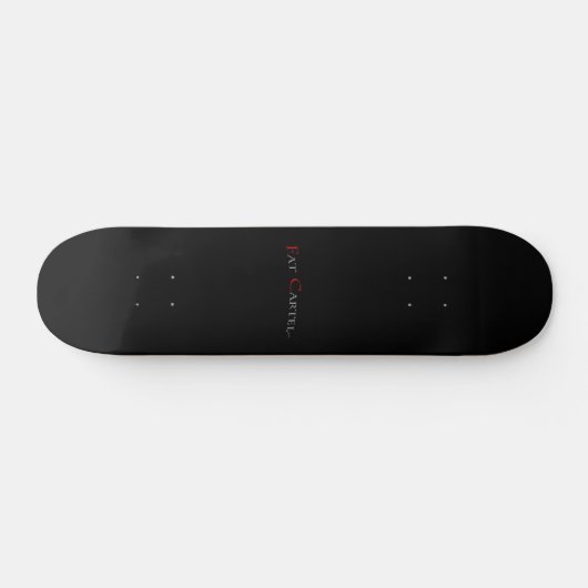Simple Black "Fat Cartel"-skateboard Skateboard (Horizontaal)