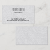 Simple Black Grey Pattern Background Visitekaartje (Voorkant / Achterkant)