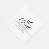 Simple Black Script Apotheek afstuderen Servet (Hoek)