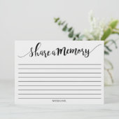 Simple Black & White Deel een Memory Kaart (Staand voorkant)