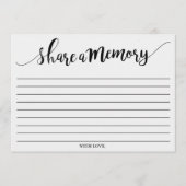 Simple Black & White Deel een Memory Kaart (Voorkant)