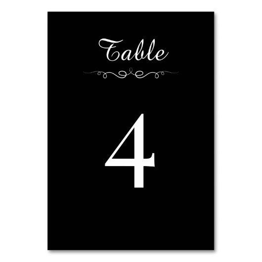 Simple Black & White Elegant Minimalist Wedding Kaart (Voorkant)