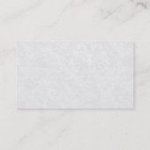 Simple Black White Grey Pattern Visitekaartje (Achterkant)