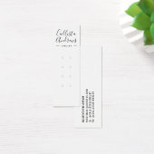 Simple Black White Multiple Earring Display Kaart (Bureau)