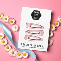 Simple Black White Multiple Hair Clip Display Kaar