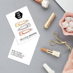 Simple Black White Multiple Hair Clip Display Kaar Visitekaartje<br><div class="desc">Deze multifunctionele haarclipdisplay is de perfecte manier om uw verpakking te vormgeven en uw eigen persoonlijke flair en persoonlijkheid toe te voegen. Het toont gewaagde en zwarte moderne doopvonttypografie bovenop een eenvoudige witte achtergrond. Op de rug, omvat het contactinformatie die volledig kan worden veranderd of aan uw details worden gepersonaliseerd....</div>